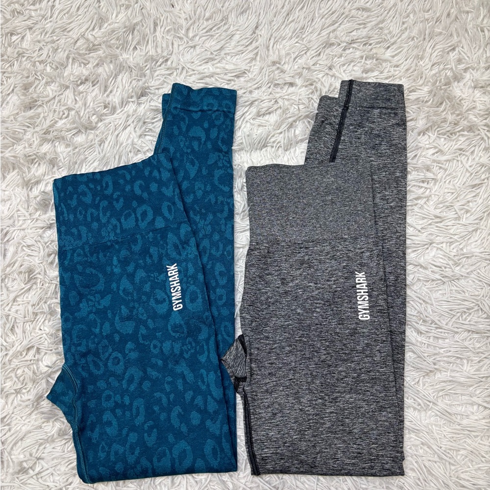 Gymshark leggings animal adapt & grey size SMALL
